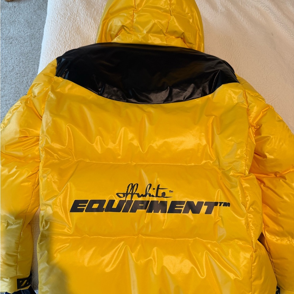 Off-White Logo Ski Puffer Down Jacket - image 8